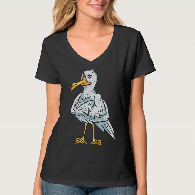 Sea Bird Arg Fiskmås T Shirt (Framsida)