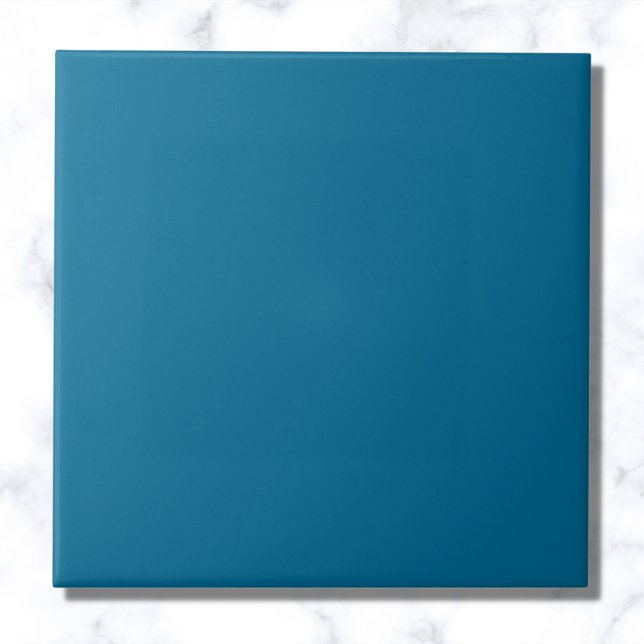 Sea Blue Solid Färg Kakelplatta (Skapare uppladdad)