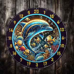 Sea Breeze Dolphin Dartboard Escape Darttavla
