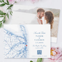 Sea Bright New jersey Elegant Karta QR