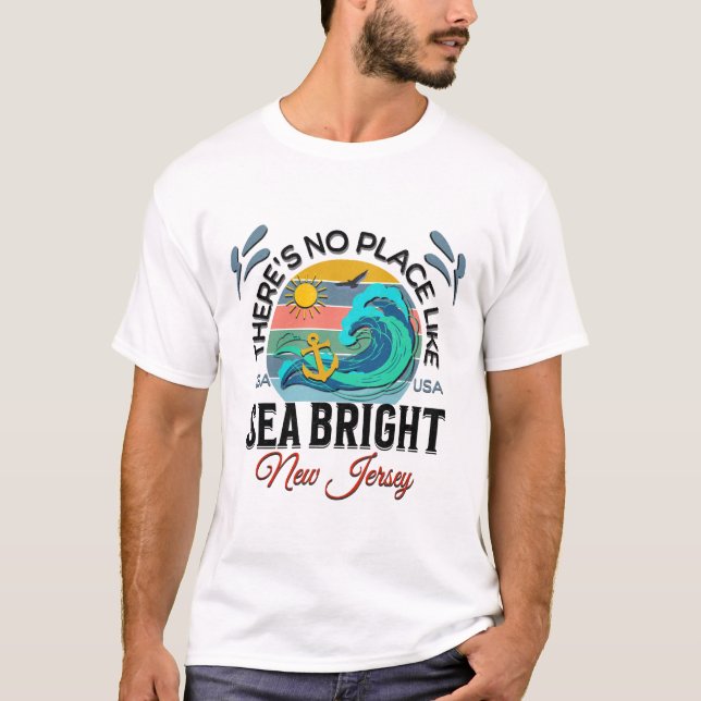 Sea Bright, New Jersey T Shirt (Framsida)