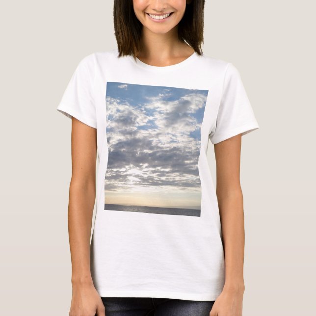 Sea & Clouds Women's Plus-Storlekt Tanktop T-shirt (Framsida)