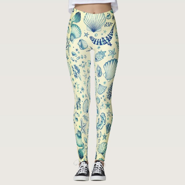 Sea Coral Leggings (Framsida)