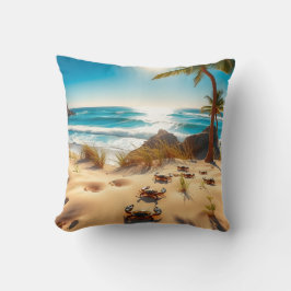 Sea  Crabs on Tropical Beach – Serene Ocea Kudde