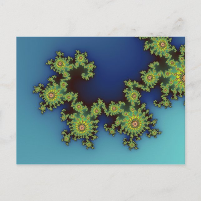 Sea Creator - Fractal Postcard Vykort (Framsida)