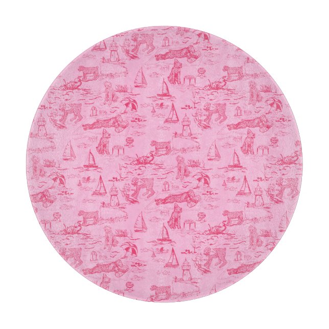 Sea Dog Toile Pink  (Framsidan)