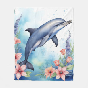 Sea Dolphin Fleecefilt