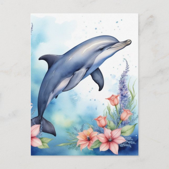 Sea Dolphin Vykort (Framsida)