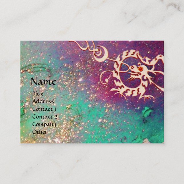 SEA DRAGON 2, Beauty salon, Day Spa Visitkort (Framsida)