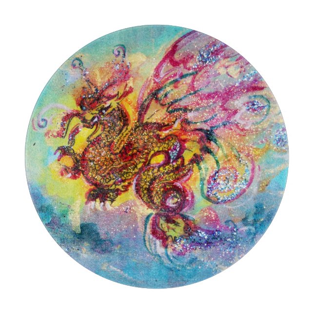 SEA DRAGON Aqua Blue Rosa Fantasy (Framsidan)