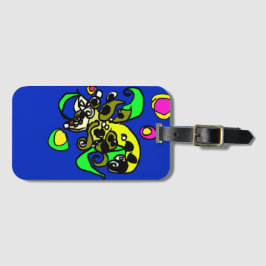 Sea dragon art  bagagebricka