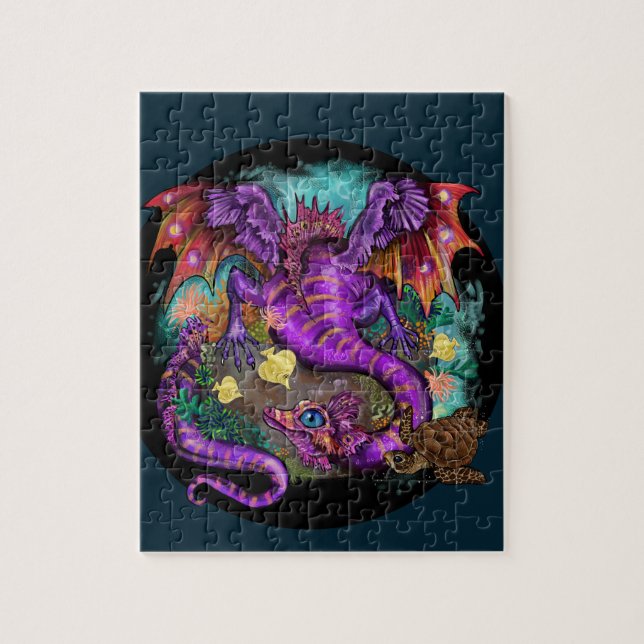 Sea Dragon Jigszle Puzzle Pussel (Vertikal)