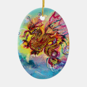 SEA DRAGON JULGRANSPRYDNAD KERAMIK