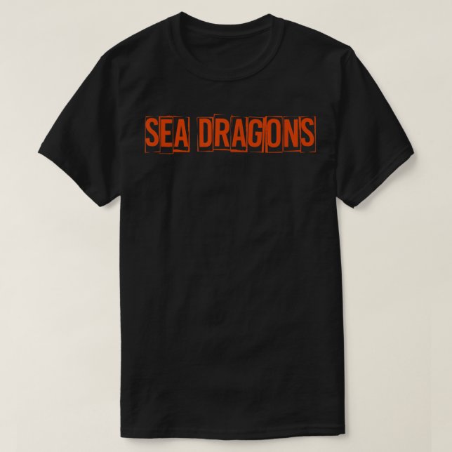 Sea Dragons Seattle Football Tailgate T Shirt (Design framsida)