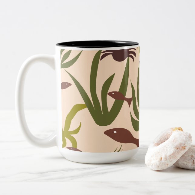 Sea Dream Fishand Crabs Mugg (Med munk)