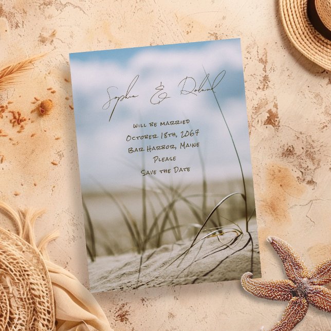 Sea Dunes Bröllop Spara Datumet (Skapare uppladdad)