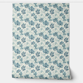 Sea Fern Whispers Mini - Teal, White, Blue