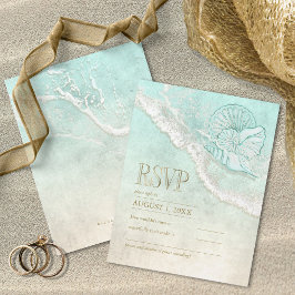 Sea Foam Beach Wedding ID837 OSA Kort