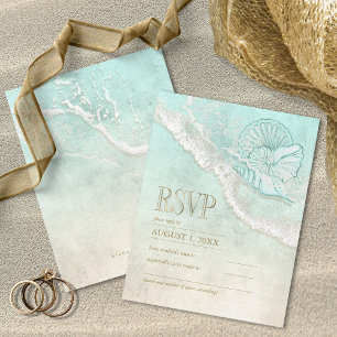Sea Foam Beach Wedding ID837 OSA Kort