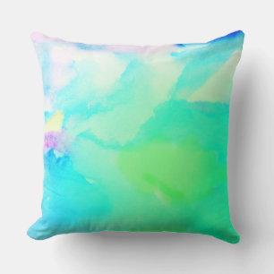SEA FOAM WATERCOLOR Retro DESIGN Dekorativ kudde