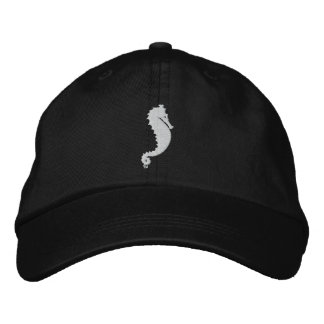 Sea Ghost Embroized Hat Black Broderad Keps