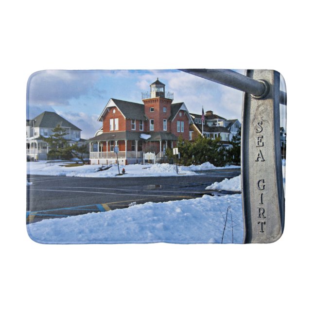 Sea Girt Lighthouse, New jersey Bath Mat Badrumsmatta (Framsidan)