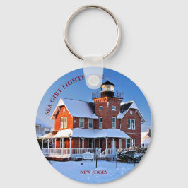 Sea Girt Lighthouse New jersey Keychain Nyckelring