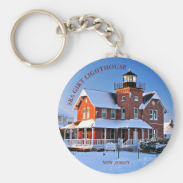 Sea Girt Lighthouse New jersey Keychain Nyckelring