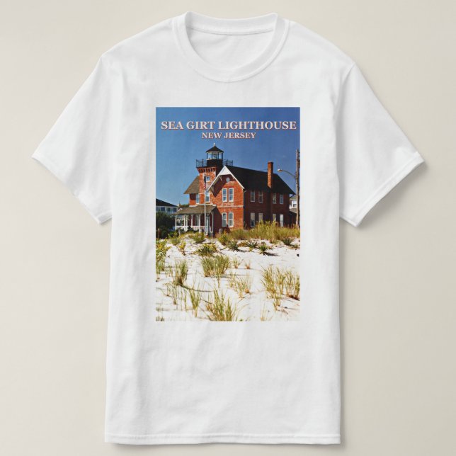 Sea Girt Lighthouse, New jersey T-Shirt (Design framsida)