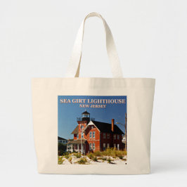 Sea Girt Lighthouse, New jersey Tote Bag Jumbo Tygkasse