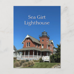 Sea Girt Lighthouse-vykort Vykort