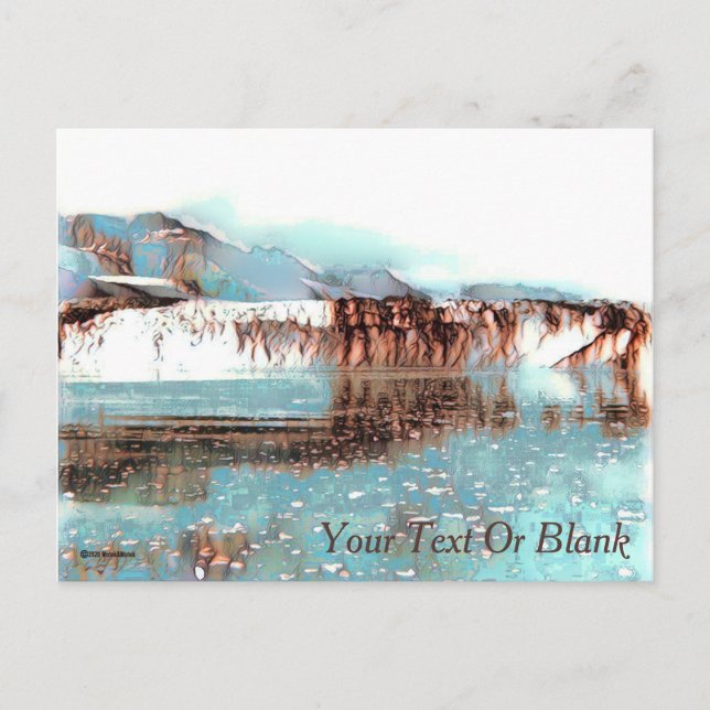 Sea Glacier Vykort (Framsida)