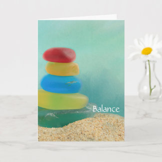 Sea Glass Encouragement - få bra fart Kort