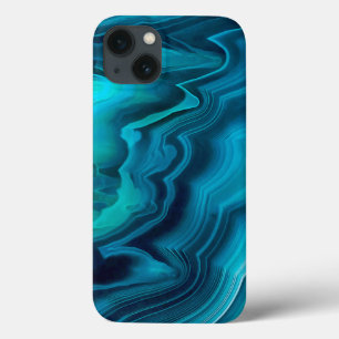 Sea Grönt Agate Struktur
