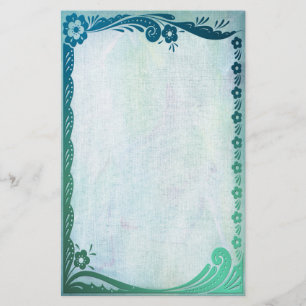 Sea Grönt Fantasy Brevpapper