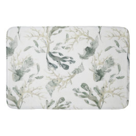 Sea Grönt Mönster Badrumsmatta