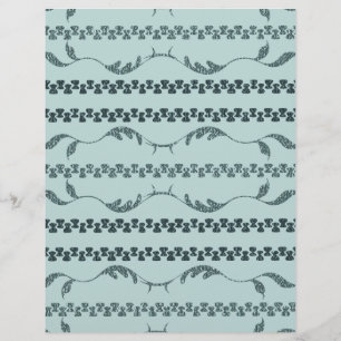 Sea Grönt Mönster Papper