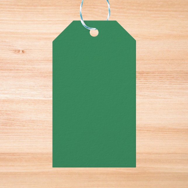 Sea Grönt Solid Färg Presentetikett (Skapare uppladdad)