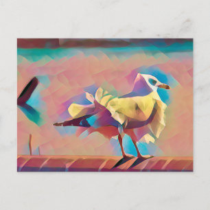 Sea Gull Art. Hälsning Vykort