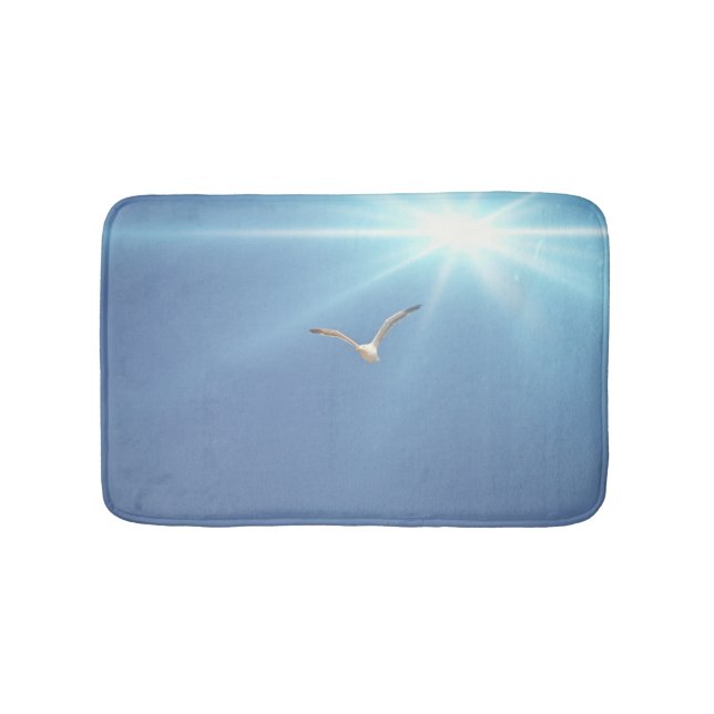 Sea Gull Bird Sol Bath Mat Badrumsmatta (Framsidan)