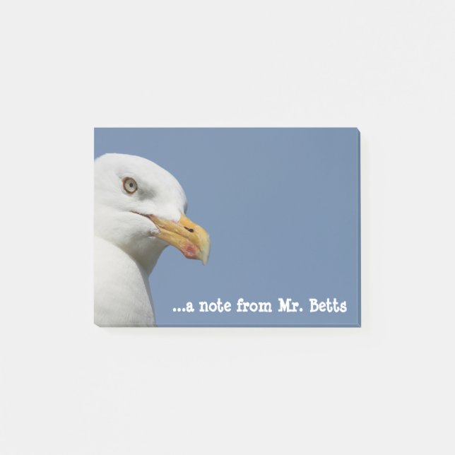 Sea Gull Personlig Post-it Block (Framsida)