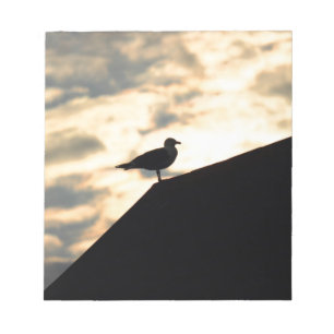 Sea Gull Sunset Anteckningsblock
