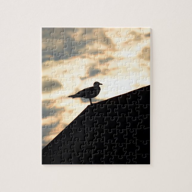 Sea Gull Sunset Pussel (Vertikal)