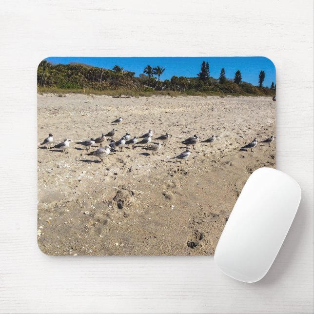 Sea Gulls Ta Beach Mousepad Musmatta (Med mus)