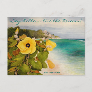 Sea Hibiscus Vykort
