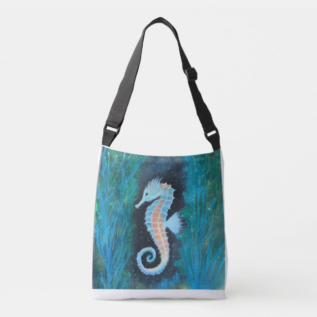 Sea Horse Crossbody Bag Axelväska (Framsida)