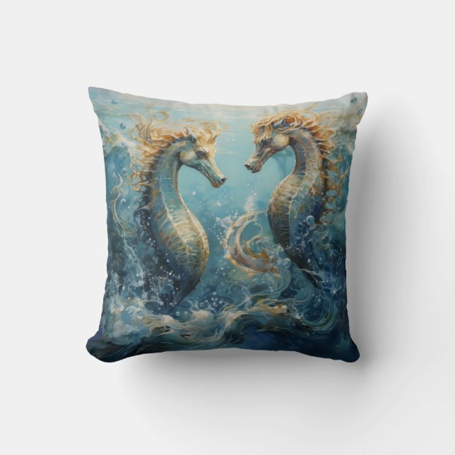 Sea Horse Dekorativ kudde (Framsida)