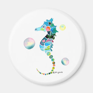 Sea Horse med Bubbles Magnet