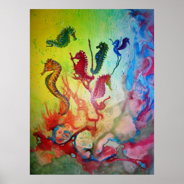 Sea Horse Symphany Poster (Framsidan)