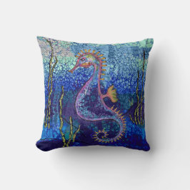 Sea Horse Throw Pillow Kudde